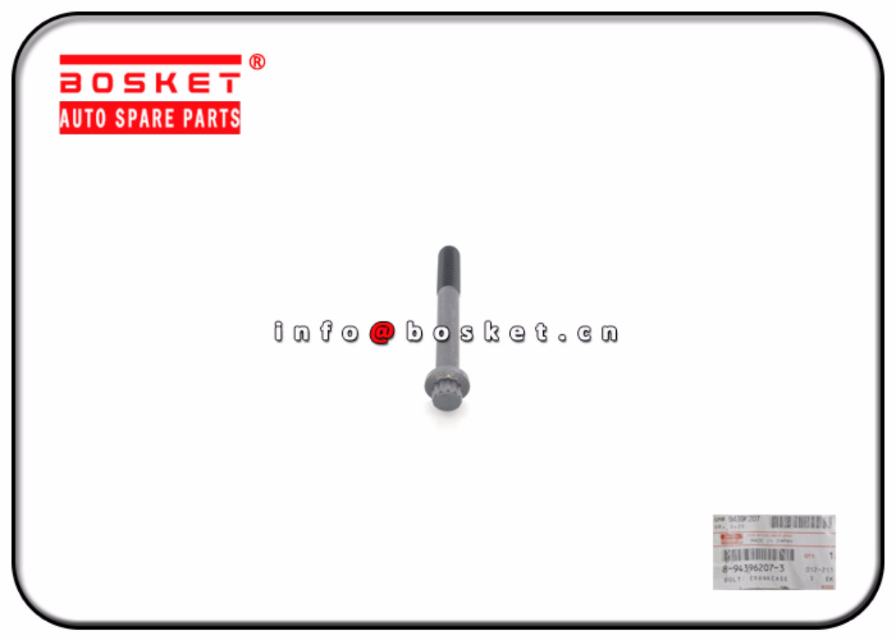 8-94396207-3 8-94370635-0 8943962073 8943706350 Crankcase Bolt Suitable for ISUZU 6HK1 FVR34