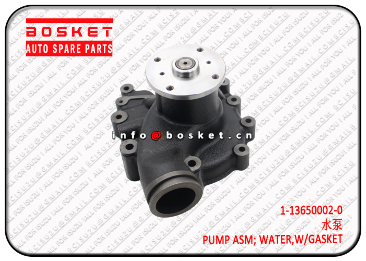 1136500020 1-13650002-0 With Gasket Water Pump Assembly Suitable for ISUZU FVR23 6SD1