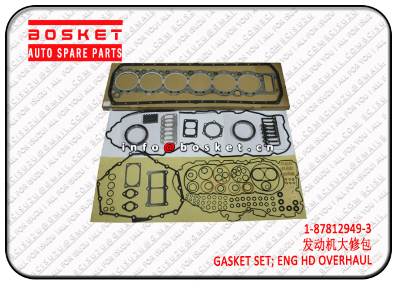 1878129493 1-87812949-3 Engine Head Overhaul Gasket Set Suitable for ISUZU 6WG1 XE