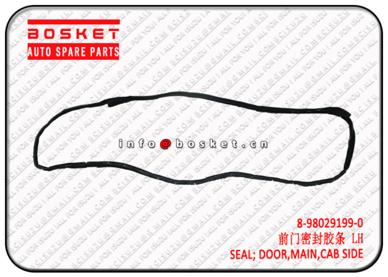8980291990 8-98029199-0 Cab Side Main Door Seal Suitable for ISUZU 700P