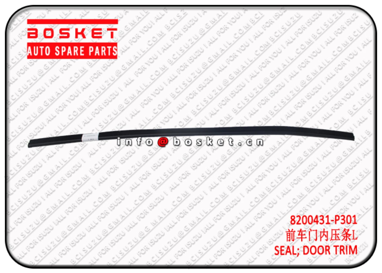 8980292021 8200431P301 8-98029202-1 8200431-P301 Door Trim Seal Suitable for ISUZU 700P