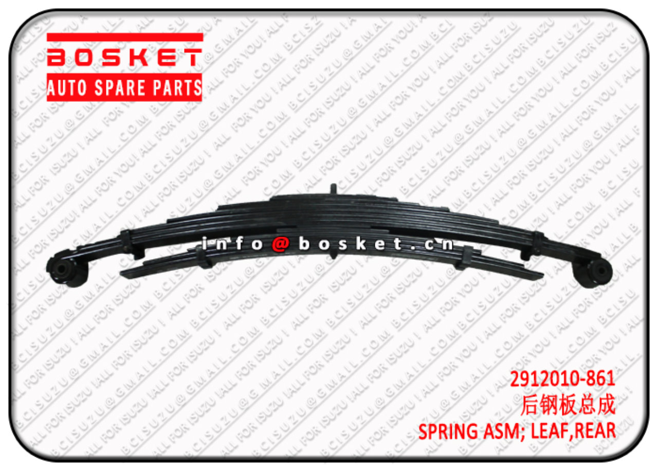 2912010861 2912010-861 Rear leaf Spring Assembly Suitable for ISUZU 600P