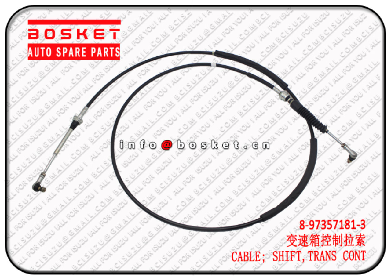 8973571813 8-97357181-3 Transmission Control Shift Cable Suitable for ISUZU NQR75
