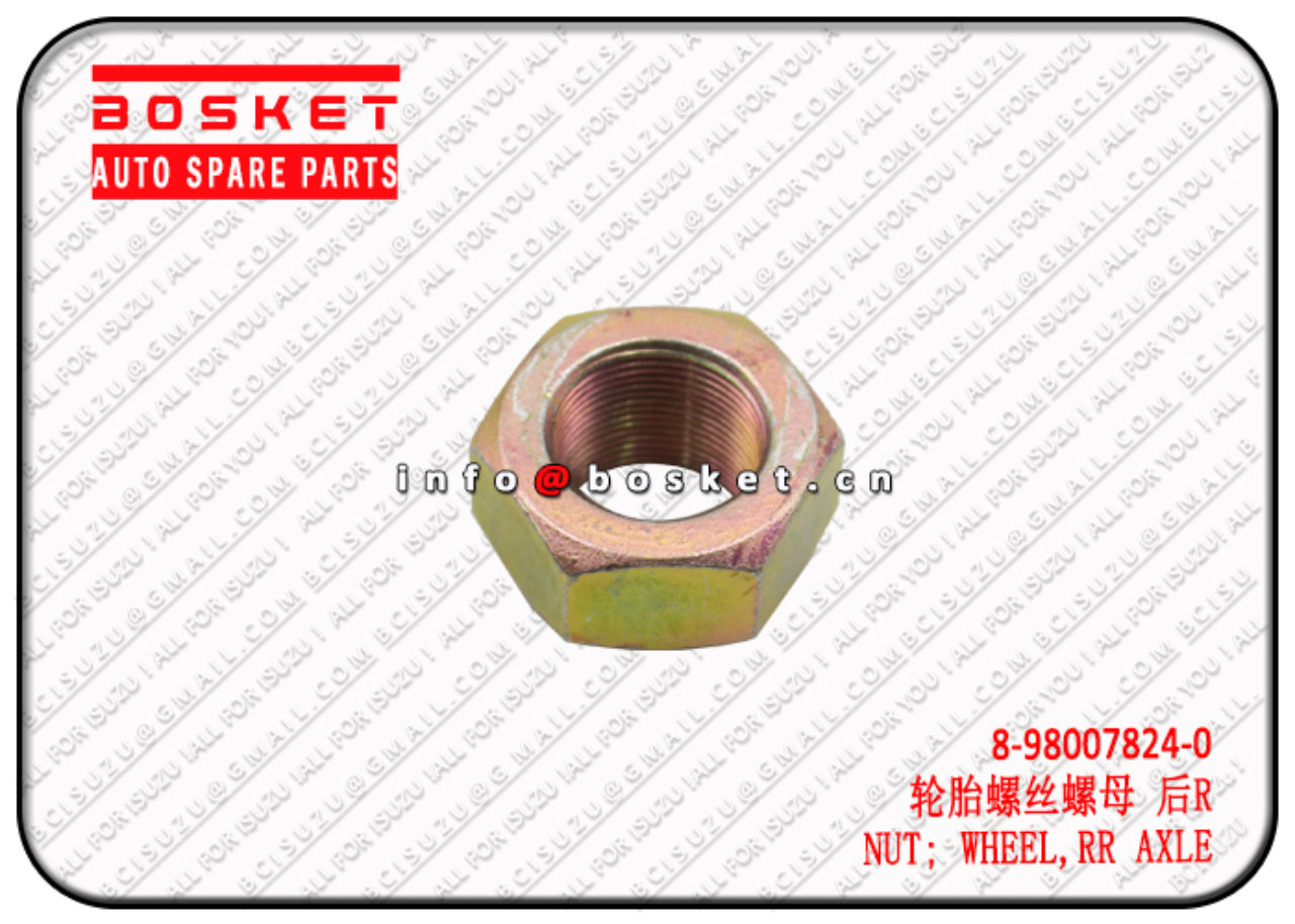 8980078240 8943651450 8-98007824-0 8-94365145-0 Rear Axle Wheel Nut Suitable for ISUZU NPR75 4HK1