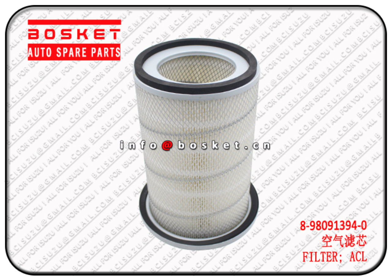 8980913940 5876100280 8-98091394-0 5-87610028-0 Air Cleaner Filter Suitable for ISUZU 4HE1 NPR 