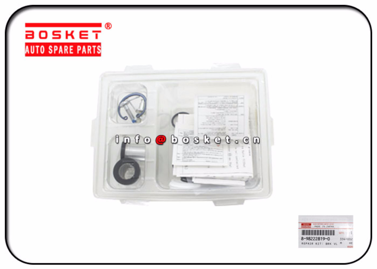 8-98222819-0 1-85576285-0 8982228190 1855762850 Brake Valve Repair Kit Suitable for ISUZU FSR33