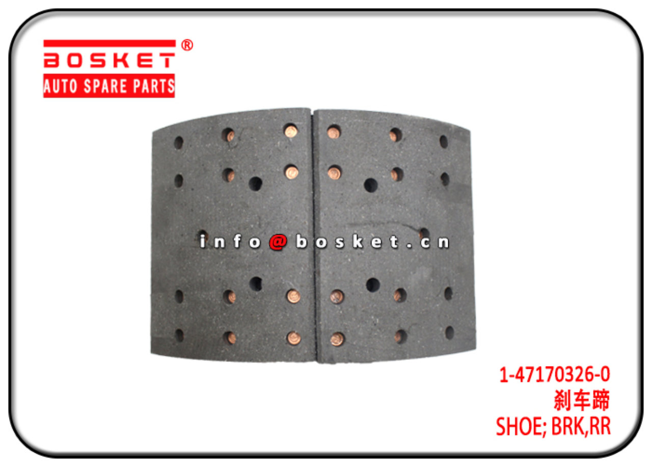 1471703260 1-47170326-0 Rear Brake Shoe Suitable for ISUZU CXZ51K 6WF1