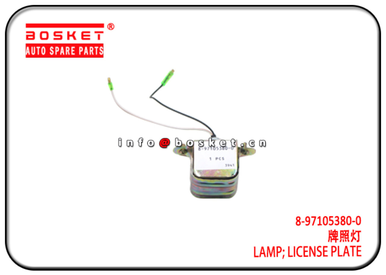 8971053800 8-97105380-0 License Plate Lamp Suitable for ISUZU NKR NQR
