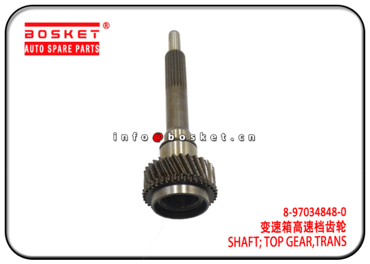 8971689800 8970348480 8-97168980-0 8-97034848-0 Transfer Top Gear Shaft Suitable for ISUZU 4BE1 NKR 