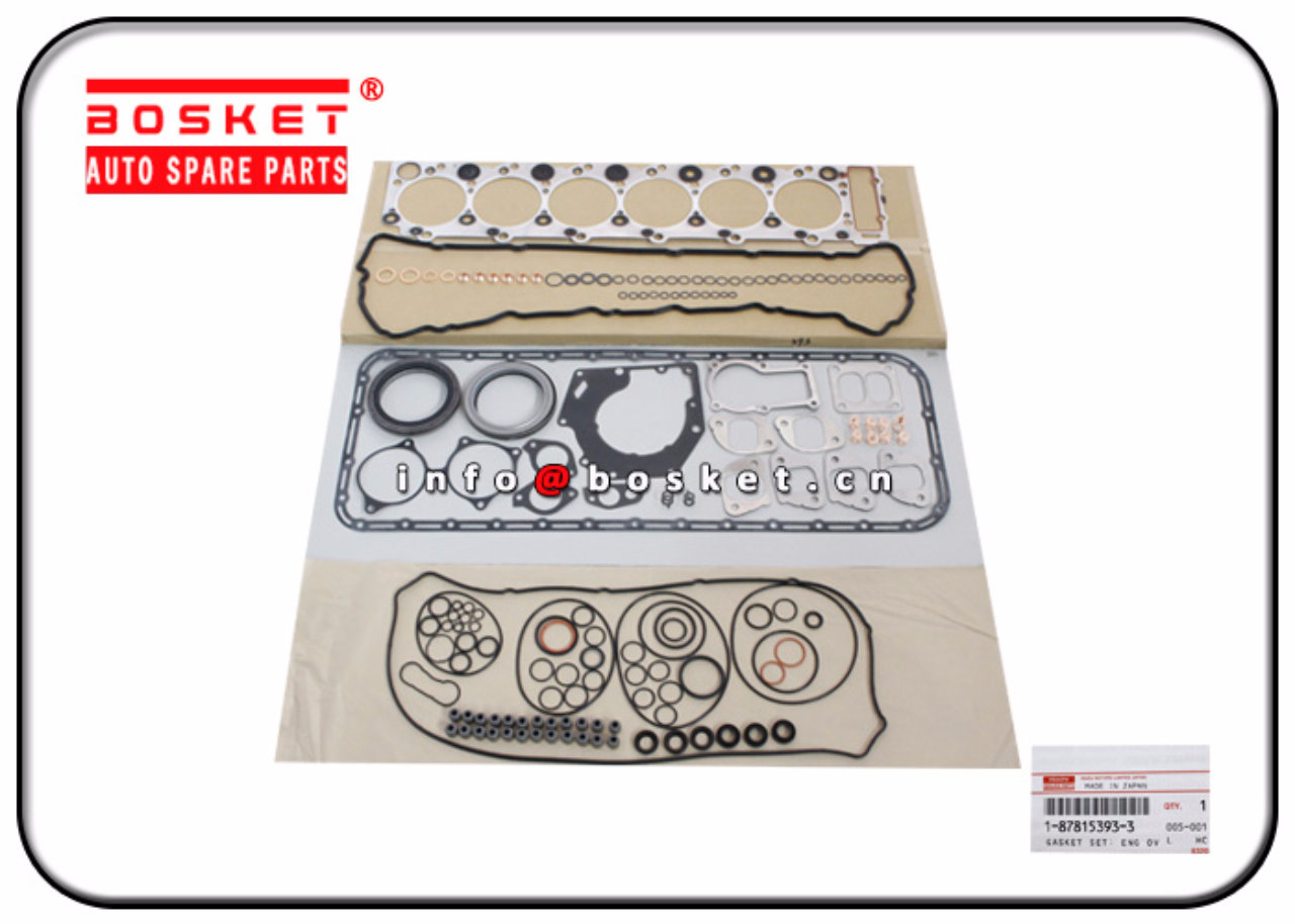 1-87815393-3 1-87812316-1 1-87812068-1 1878153933 1878123161 1878120681 Engine Overhaul Gasket Set S