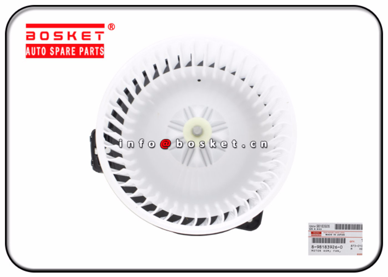 8-98183926-0 8981839260 Blower Unit Fan Motor Assembly Suitable for ISUZU 4HK1 700P FVR FRR