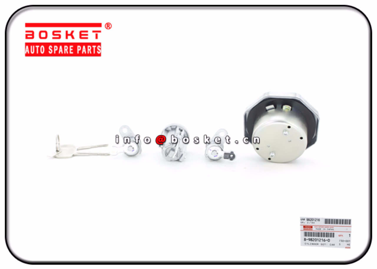 8-98201216-0 8982012160 Car Lock Cylinder Set Suitable for ISUZU 4HK1 FRR FTR 700P