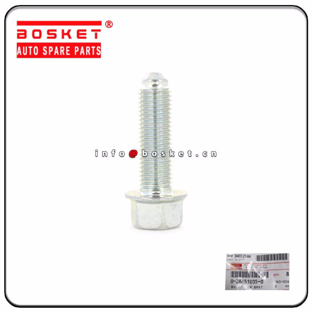 0-28651035-0 0-28681035-0 0286510350 0286810350 Generator Bracket Bolt Suitable for ISUZU 6HK1