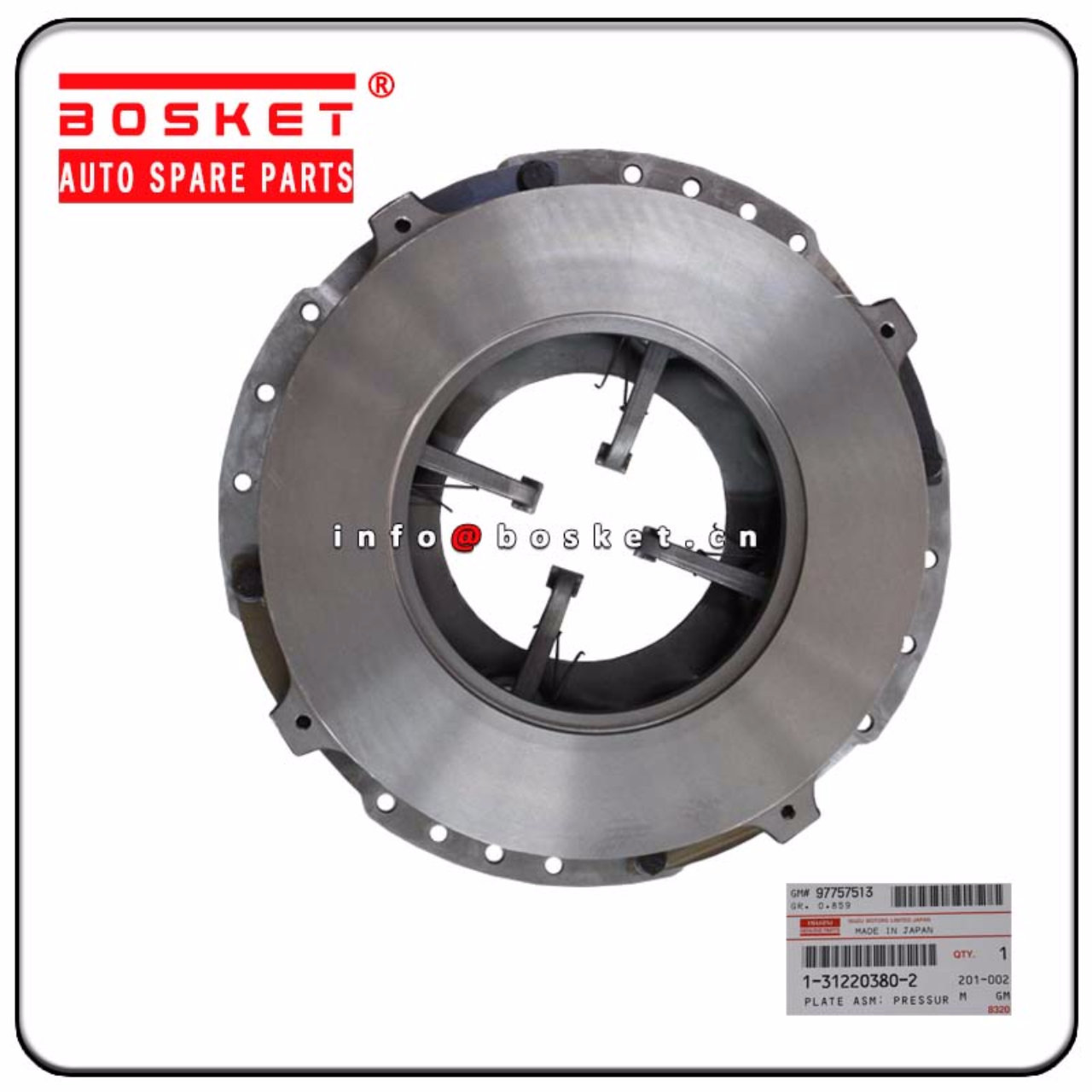 1-31220380-2 1-87610145-0 1312203802 1876101450 Clutch Pressure Plate Assembly Suitable for ISUZU 6S