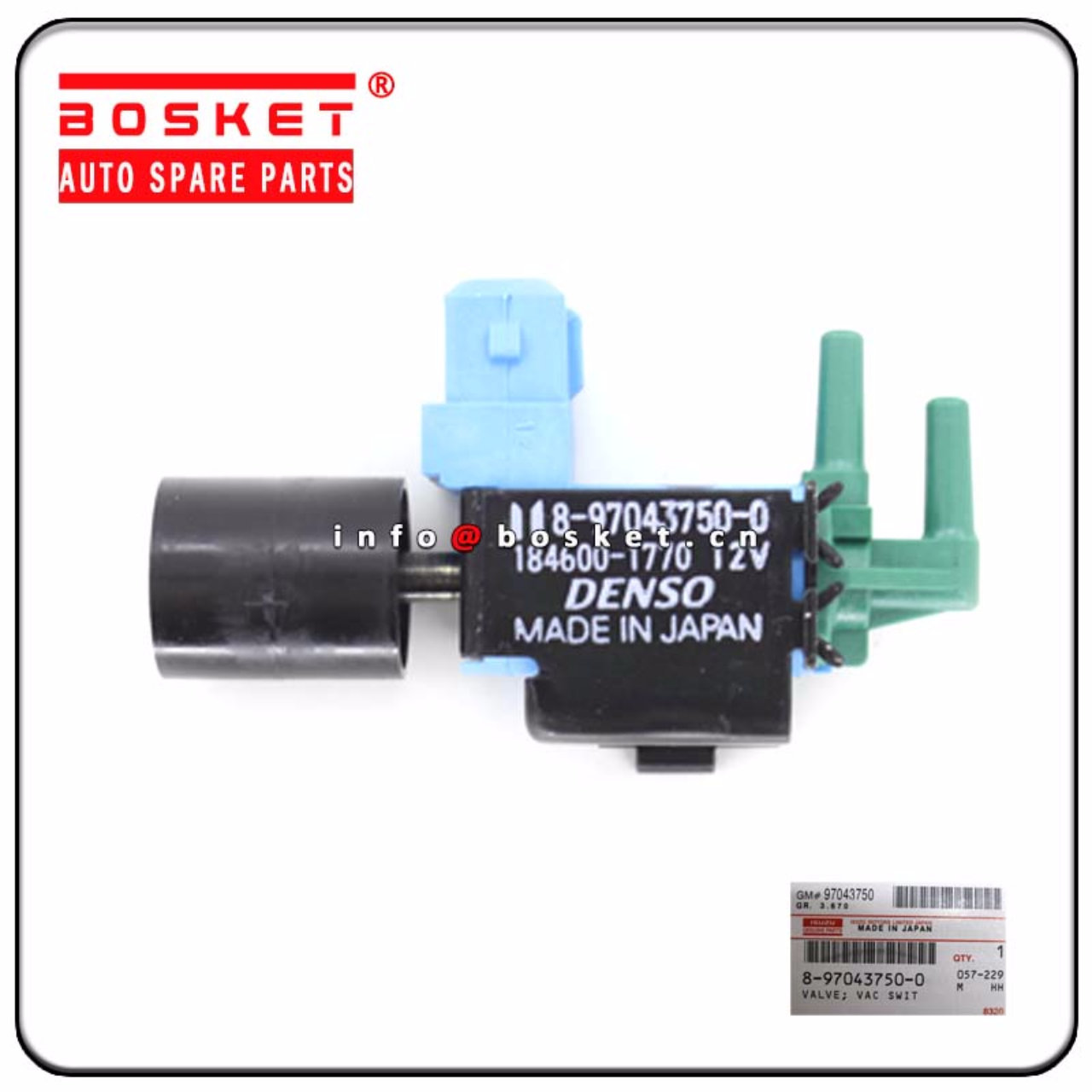 8-97043750-0 8970437500 Throttle Vacuum Switching Valve Suitable for ISUZU TFR