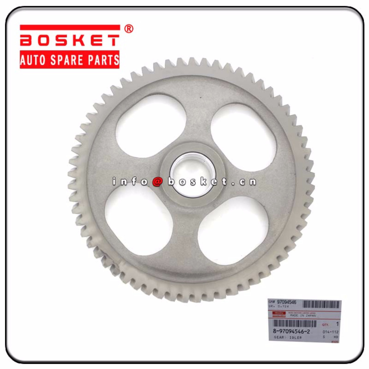 8-97094546-2 8970945462 Idler Gear Suitable for ISUZU 4HG1T FRR FSR FTR