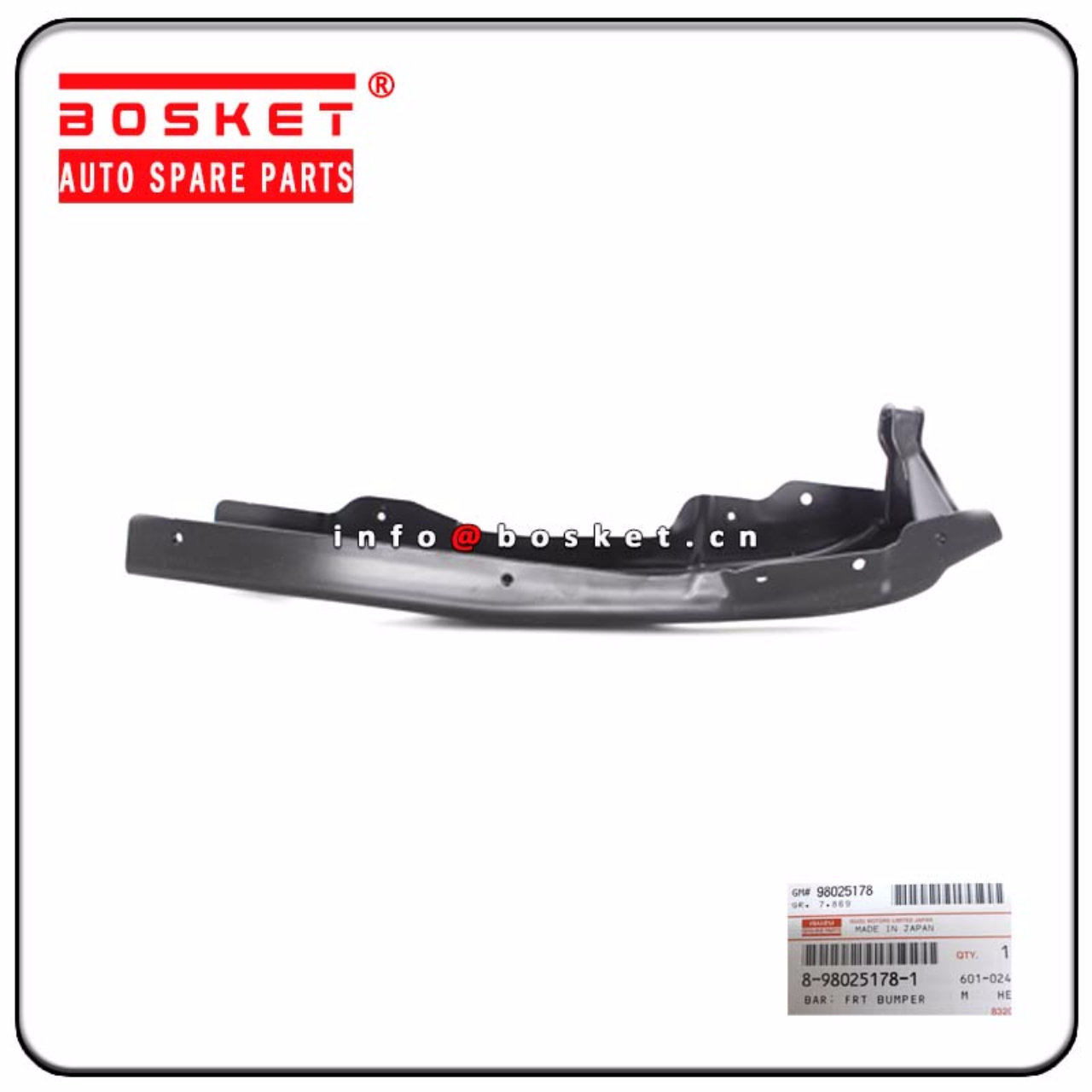 8-98025178-1 8980251781 Front Bumper Bar LH Suitable for ISUZU NHS85