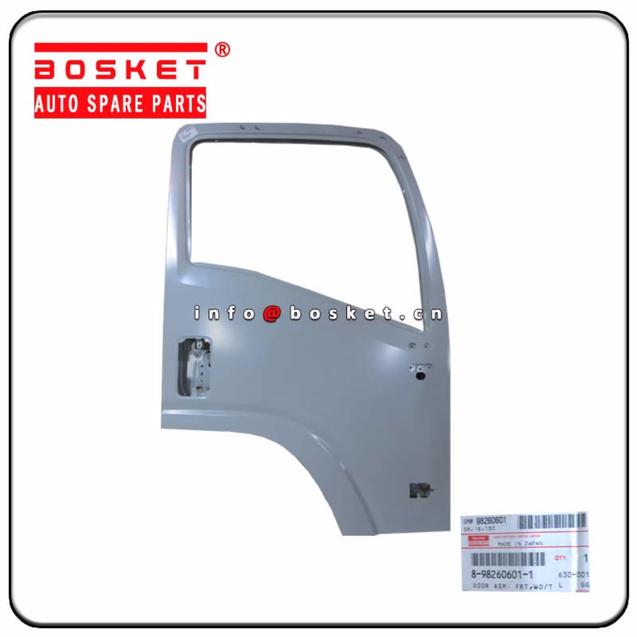 8-98260601-1 8982606011 Without Trim Door Assembly Suitable for ISUZU NPR
