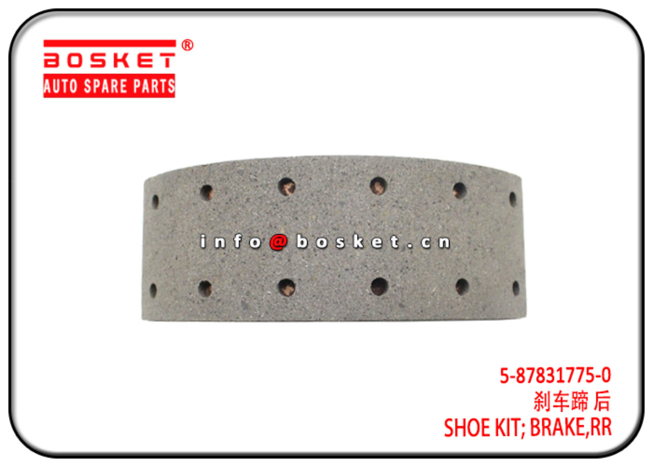 5-87831775-0 5878317750 Brake Rear Shoe Kit Suitable for ISUZU ELF NPR 4HK1