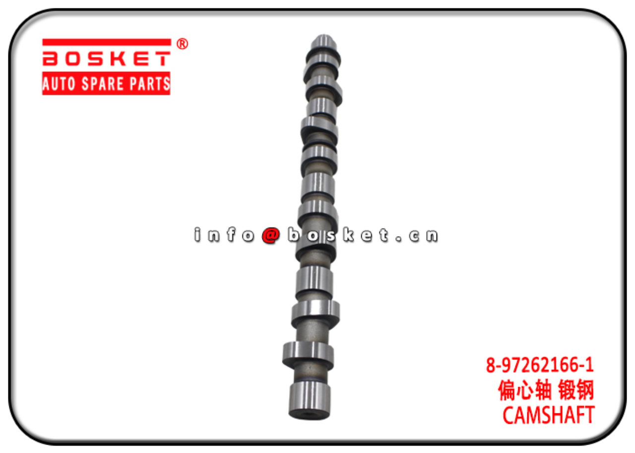 8-97262166-1 8-97262166-0 8972621661 8972621660 Camshaft Suitable for ISUZU NKR NPR 4HK1