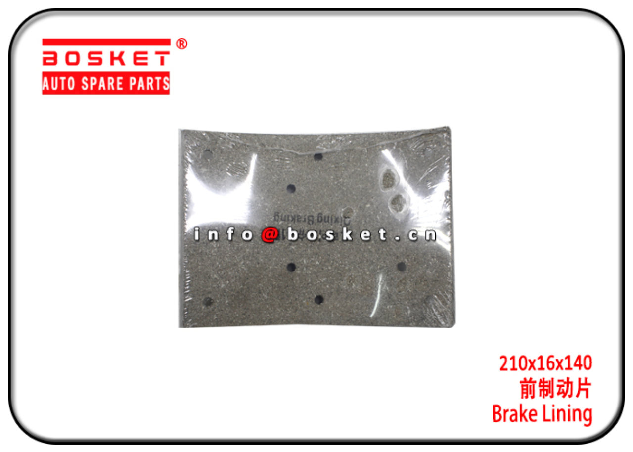 Brake Lining 210x16x140 Suitable for ISUZU CVR146