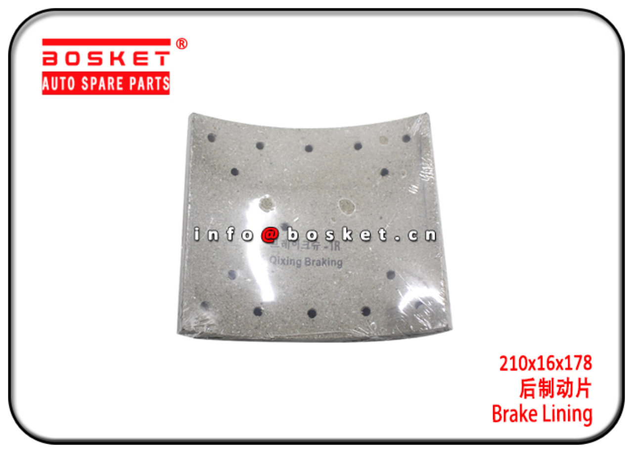 Brake Lining 210x16x178 Suitable for ISUZU CVR146