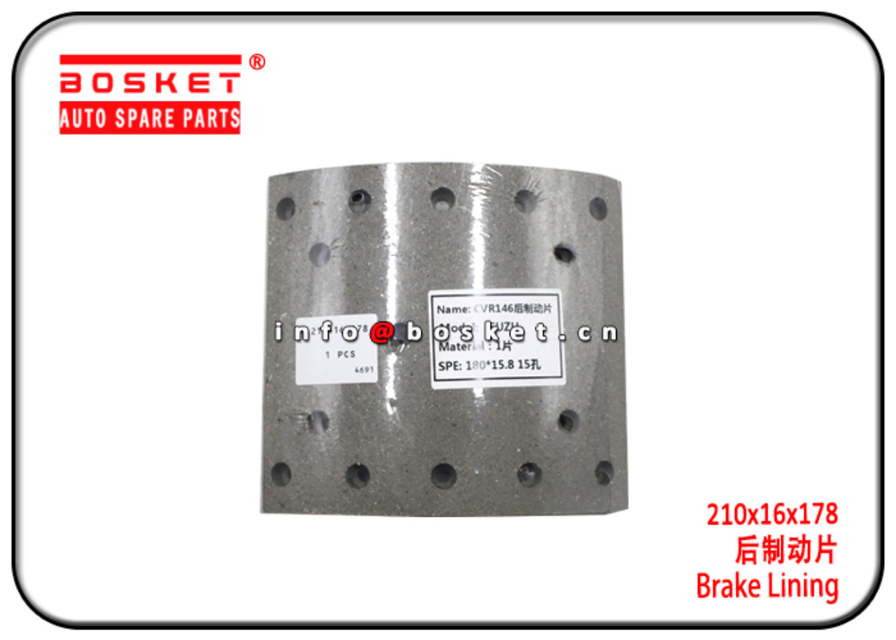 Brake Lining 210x16x178 Suitable for ISUZU CVR146