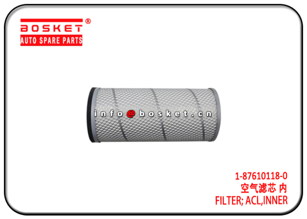 1-14215111-0 1-87610118-0 1142151110 1876101180 Inner Air Cleaner Filter Suitable for ISUZU FTR33 6H