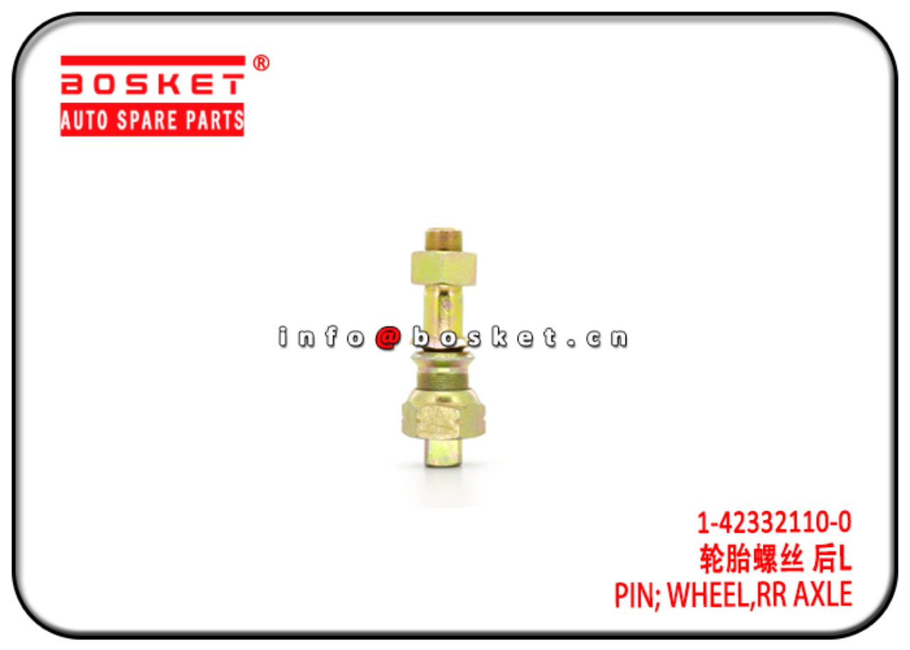 1-42332110-0 1423321100 Rear Axle Wheel Pin L Suitable for ISUZU FVR34 FVR33