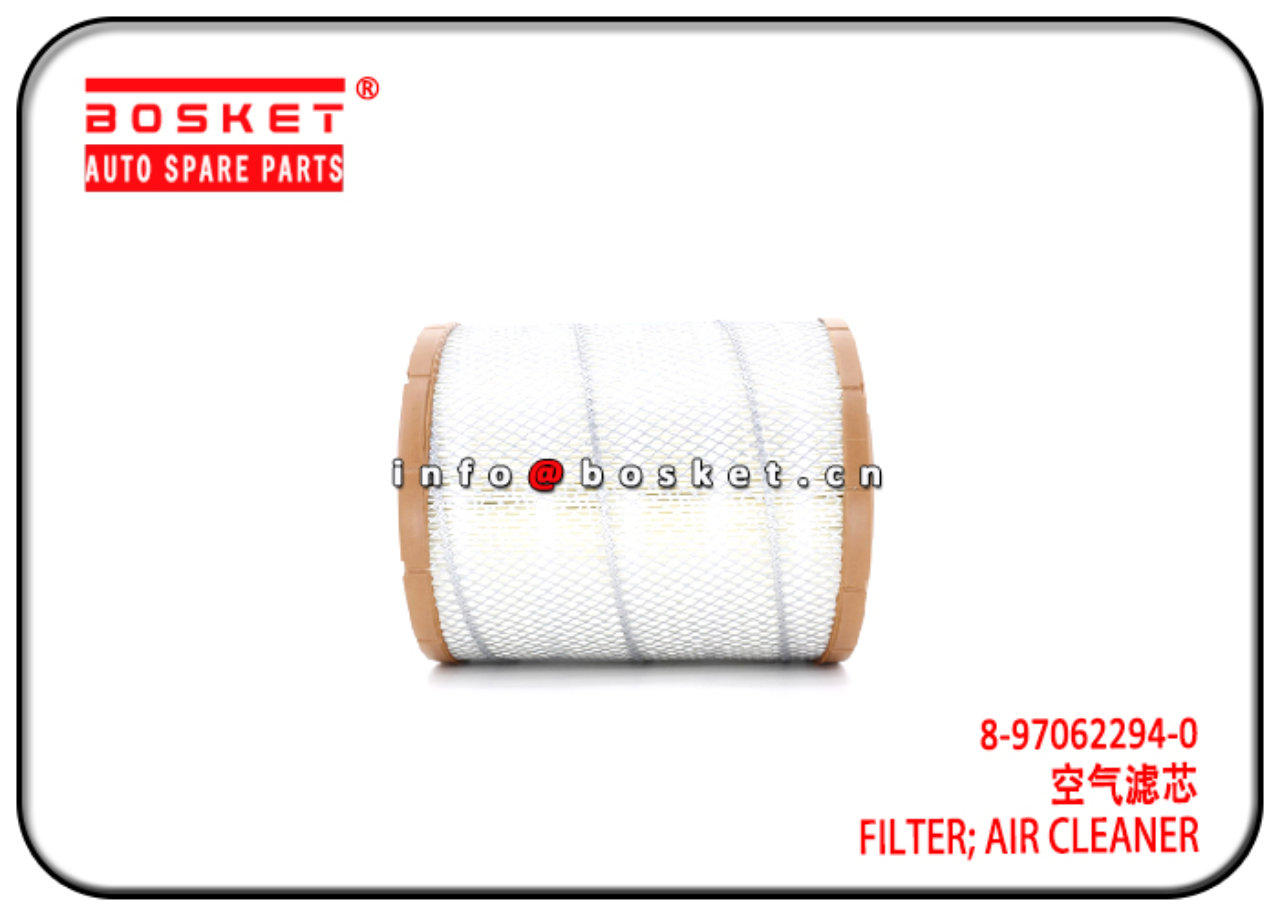 8-97062294-0 5-87610020-BVP 587610020BVP Air Cleaner Filter Suitable for ISUZU NPR 4JJ1 4HK1