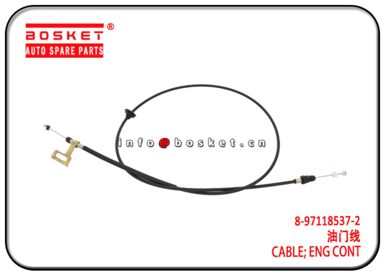 8-97118537-2 8971185372 Engine Control Cable Suitable for ISUZU NHR NKR