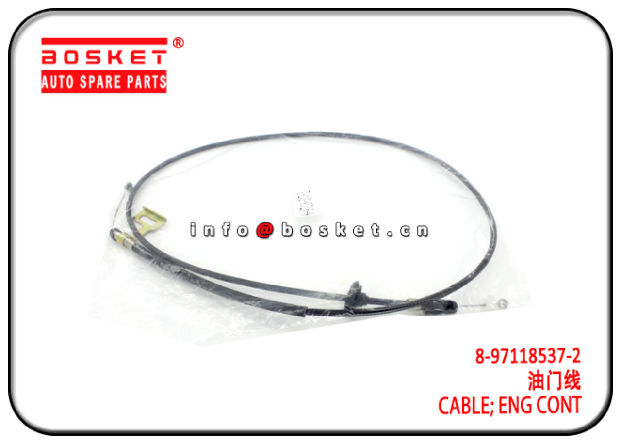 8-97118537-2 8971185372 Engine Control Cable Suitable for ISUZU NHR NKR