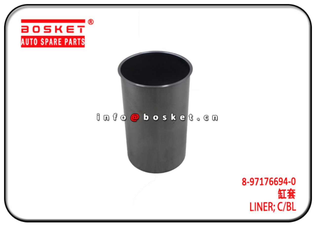 8-97176694-0 8971766940 Cylinder Block Liner Suitable for ISUZU DMAX NHR 4JA1T