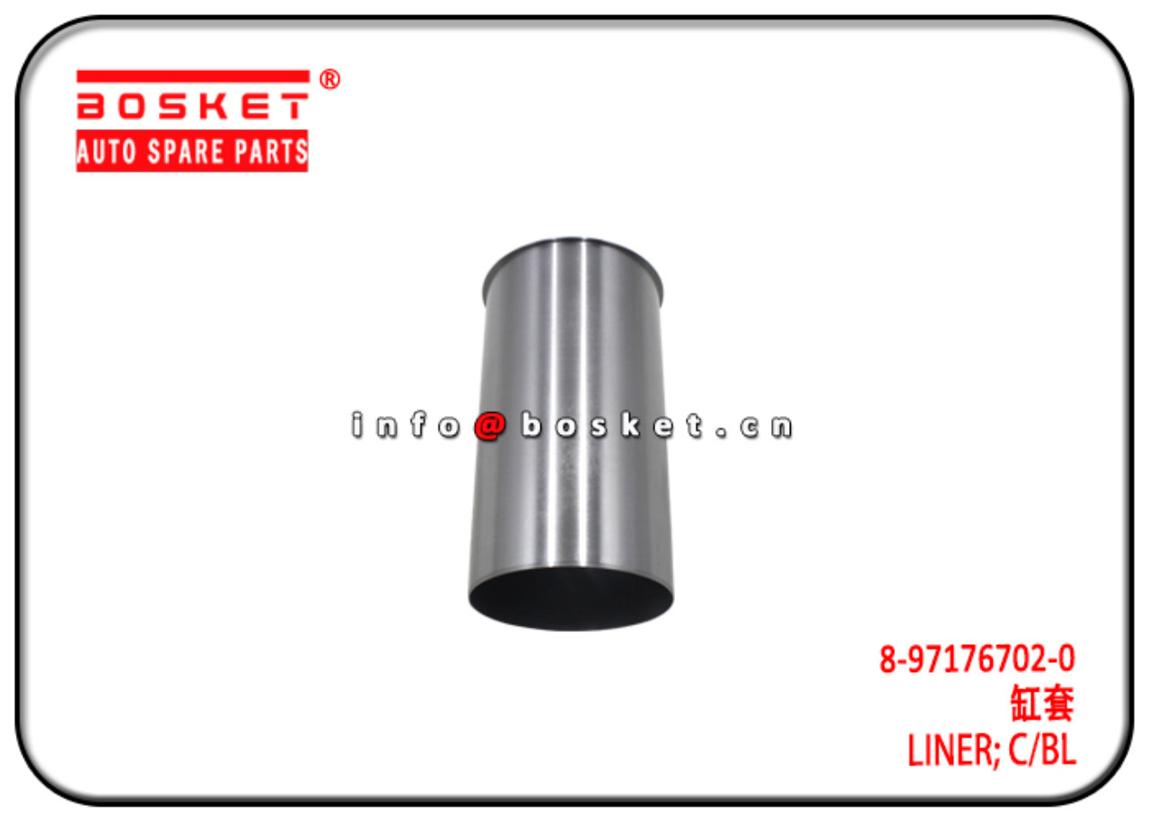 8-97176702-0 8971767020 Cylinder Block Liner Suitable for ISUZU NHR