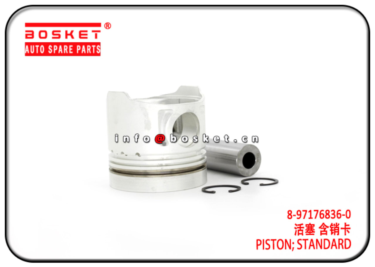 8-97176836-0 8971768360 Standard Piston Suitable for ISUZU NPR 4BD1