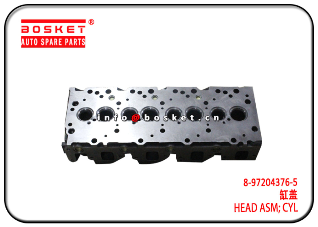 8-97204376-5 8972043765 Cylinder Head Assembly Suitable for ISUZU NKR 4JB1