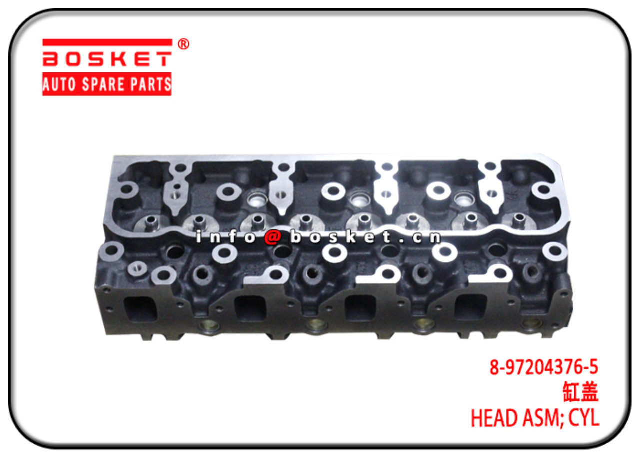 8-97204376-5 8972043765 Cylinder Head Assembly Suitable for ISUZU NKR 4JB1