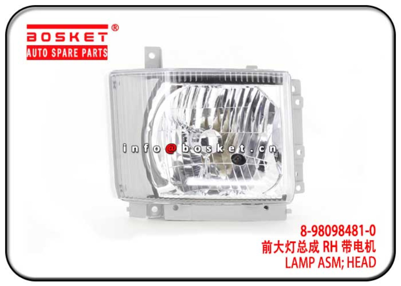 8-98098481-0 8-98095404-0 8980984810 8980954040 Head Lamp Assembly Suitable for ISUZU NMR 700P