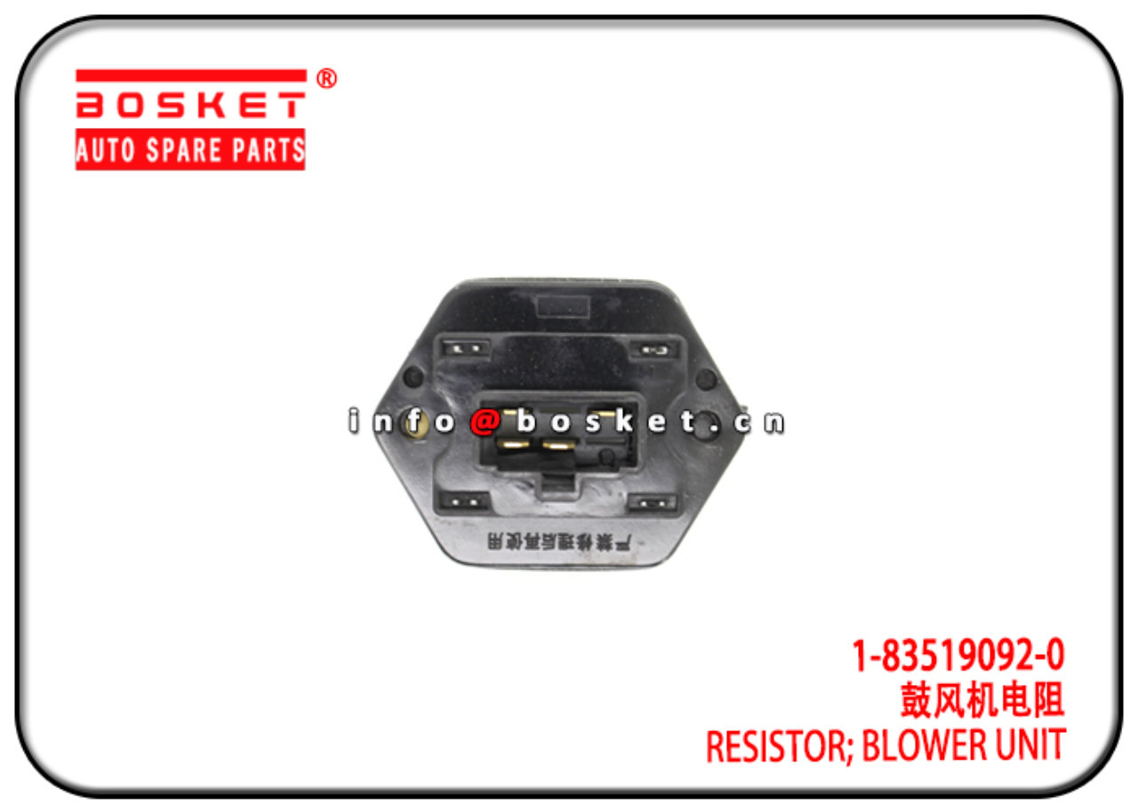 1-83519092-0 1-83519073-1 1835190920 1835190731 Blower Unit Resistor Suitable for ISUZU 10PE1 CXZ81 