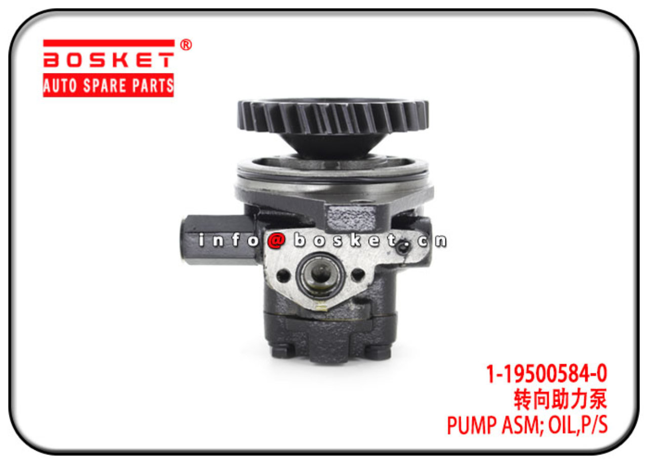 1-19500584-0 1-19500456-0 1195005840  Power Steering Oil Pump Assembly Suitable for ISUZU 6HH1 FSR32