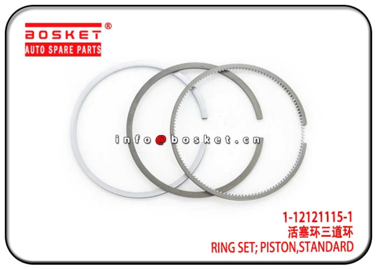 1-12121115-1 1121211151 Standard Piston Ring Set Suitable for ISUZU 6BG1T FSR12 