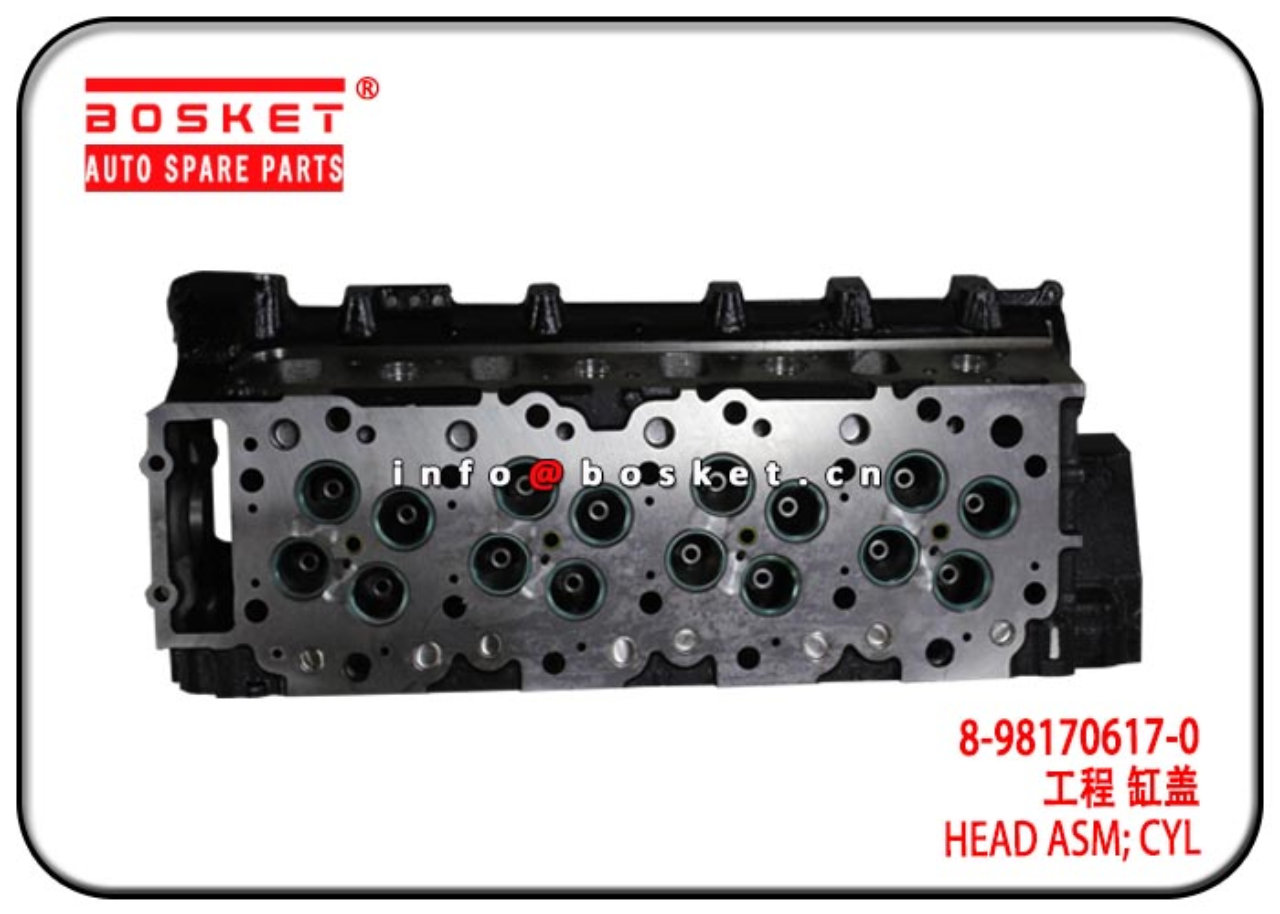 8-98170617-0 1003010-P301SH 8981706170 1003010P301SH Cylinder Head Assembly Suitable for ISUZU 4HK1T