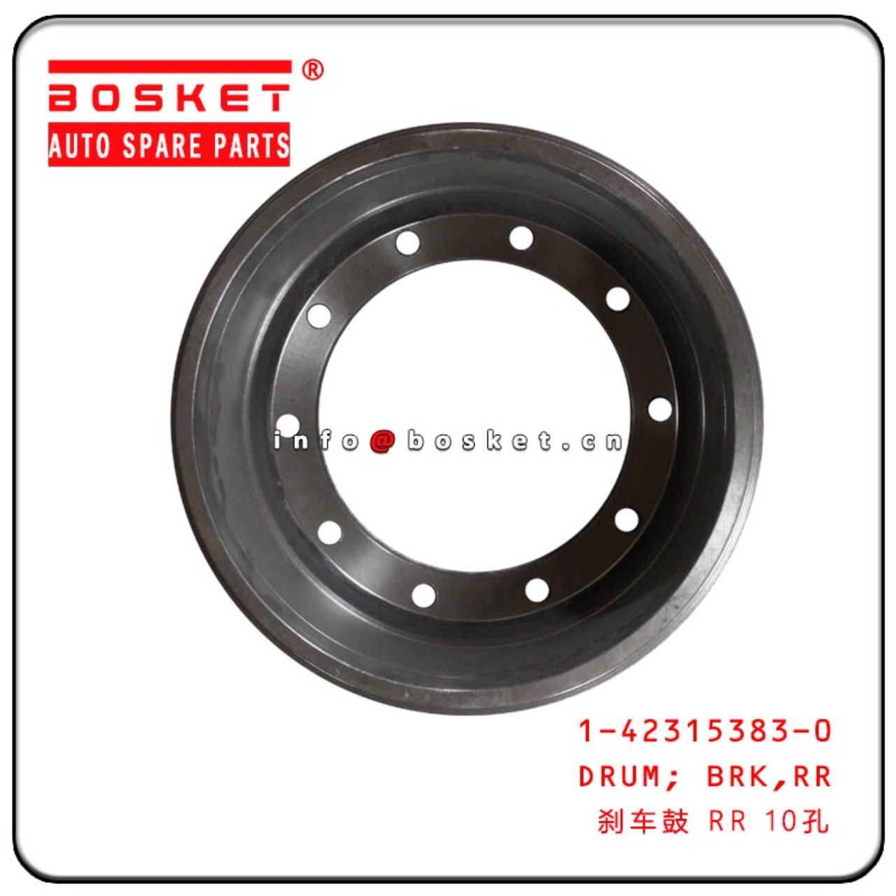 1-42315383-0 1423153830 Rear Brake Drum Suitable For ISUZU 6HK1 CXZ 