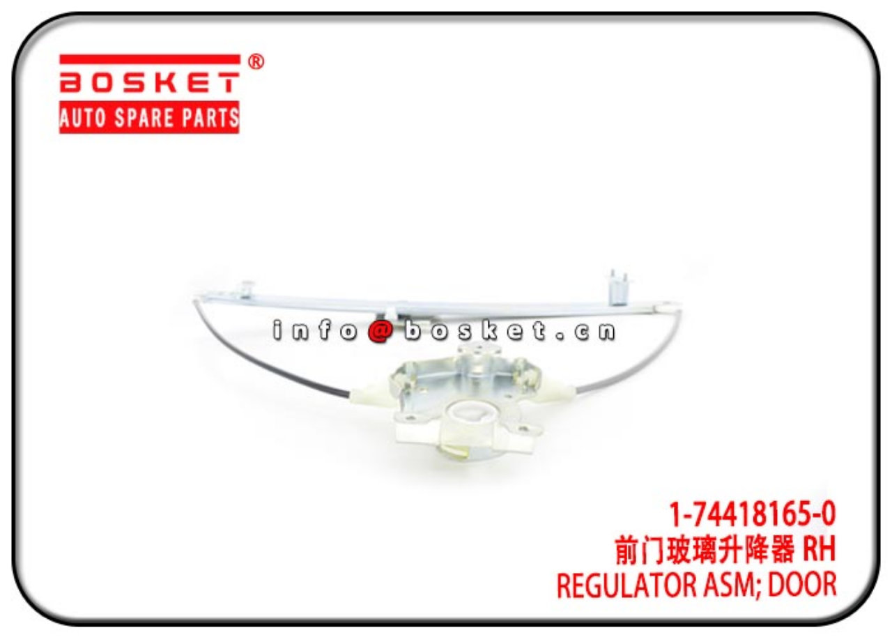 1-74418165-0 1744181650 Door Regulator Assembly Suitable For ISUZU 6HK1 FVR34 