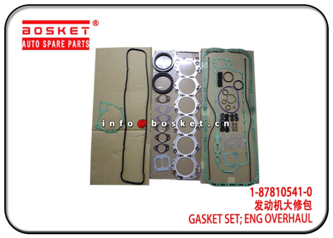 1-87810541-0 1878105410 Engine Overhaul Gasket Set Suitable For ISUZU 6SA1 