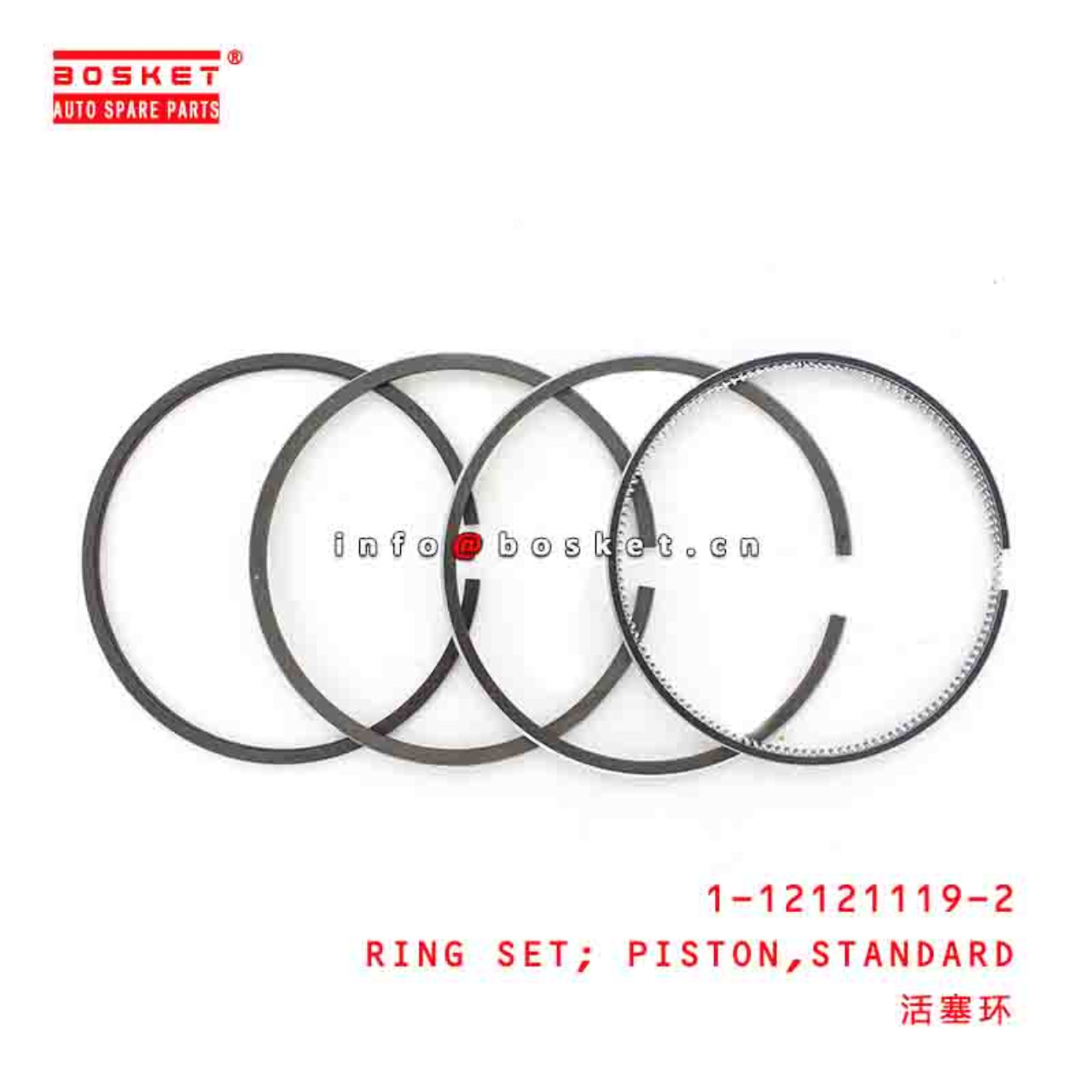 1-12121119-2 1121211192 SDI0194ZZ STANDARD PISTON RING SET Suitable FOR ISUZU CXZ 6SD1T