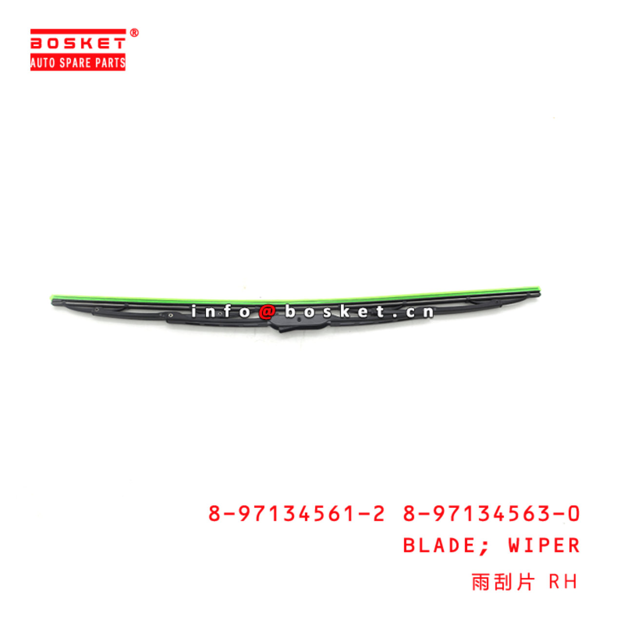 8-97134561-2 8-97134563-0 8971345612 8971345630 Wiper Blade RH Suitable for ISUZU CXZ81 10PE1 