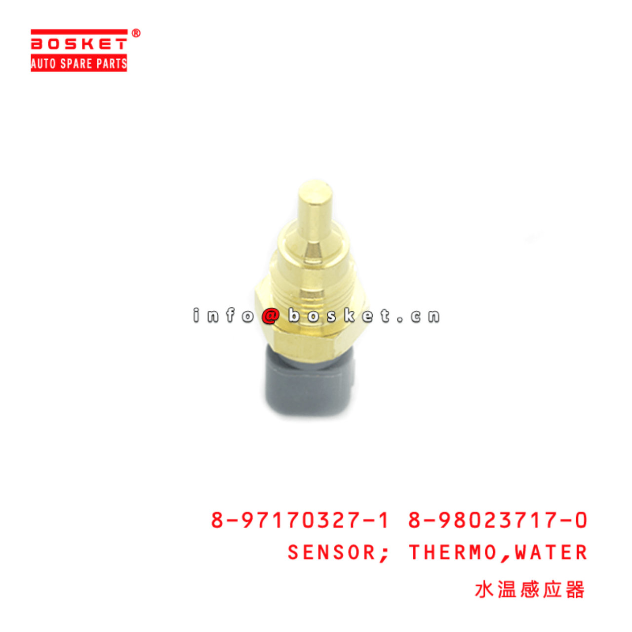 8-97170327-1 8-98023717-0 8971703271 8980237170 Water Thermostat Sensor Suitable for ISUZU NPR 4HE1 