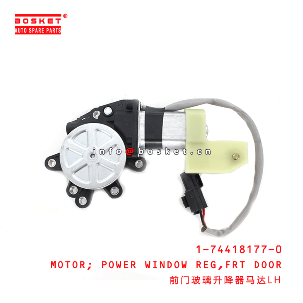 1-74418177-0 1744181770 Front Door Power Window Regulator Motor LH Suitable for ISUZU CXZ81K 10PE1 