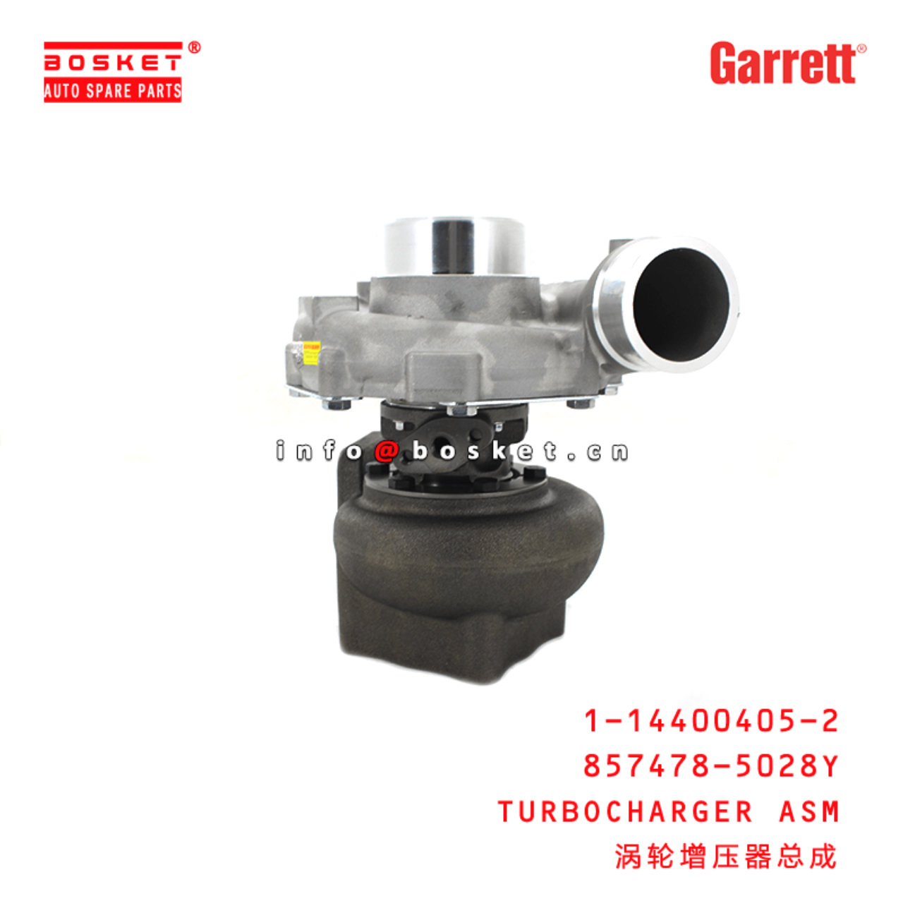 Garrett Genuine 857478-5028Y 1-14400405-2 Turbocharger Assembly Suitable for ISUZU XE 6HK1 